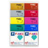 Fimo effect mixing pearls set of 10 modeling clay cubes 8x25g 2x57g