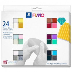 Fimo effect set of 24 25g modeling clay cubes