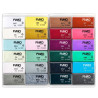 Fimo effect set of 24 25g modeling clay cubes