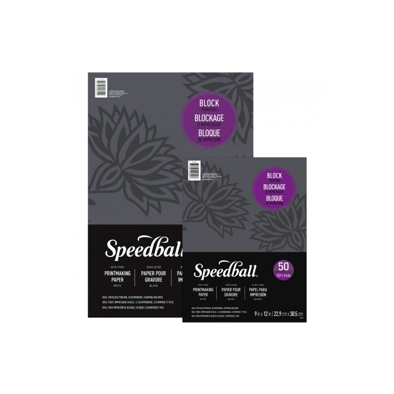 Speedball Printmaster Paper White 50 ark