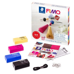 Fimo leather efekt skóry brelok zestaw modelin 4x25g - sklep plastyczn