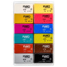 Fimo leather effect zestaw 12 kostek modeliny 25g - sklep plastyczny -