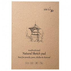 SM-LT authentic natural szkicownik A4 100 g 100 ark - sklep plastyczny