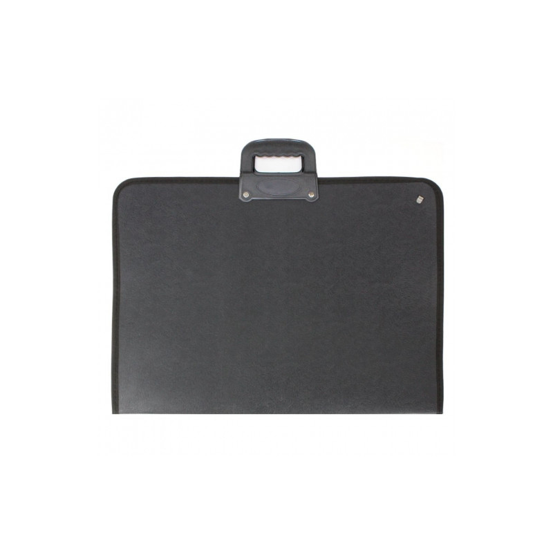Leniar portfolio black folder with strap 38 x 55 cm
