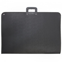 Leniar portfolio black folder with strap 55 x 75 cm