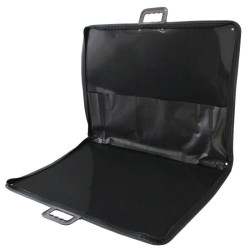 Leniar portfolio black folder with strap 55 x 75 cm