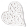 Dp Craft openwork heart wooden decoration 16x17cm