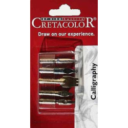 Cretacolor komplet 5 stalówek do kaligrafii 431-10 - sklep plastyczny