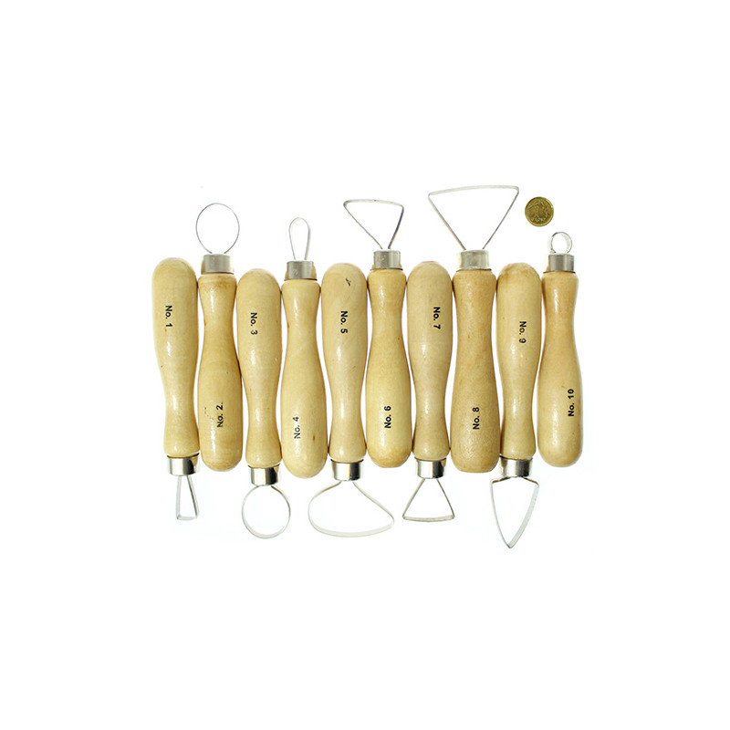 Narzędzia do modelowania - 10 sztuk SZAŁ DLA PLASTYKÓW - Profesjonalny