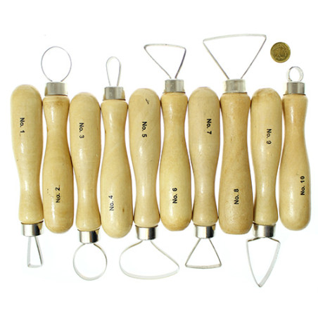 Narzędzia do modelowania - 10 sztuk SZAŁ DLA PLASTYKÓW - Profesjonalny