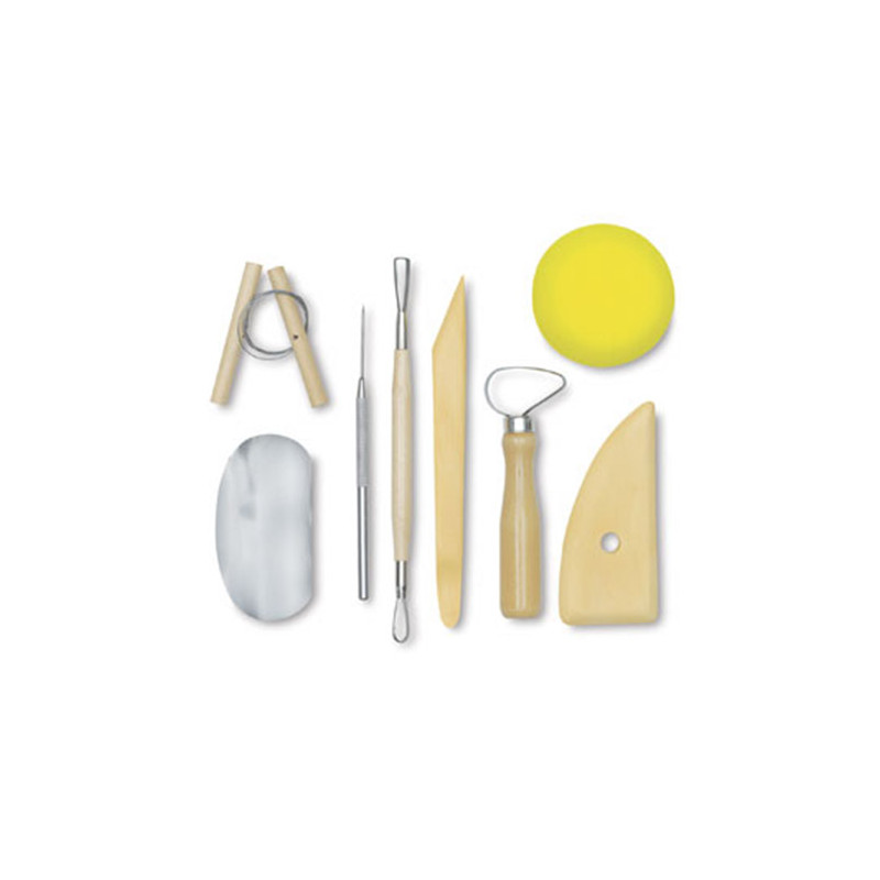 Narzędzia do modelowania - 8 sztuk - sklep plastyczny - szał dla plast