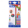 Milan bicolor set of double-sided colored pencils 12pcs 24colors