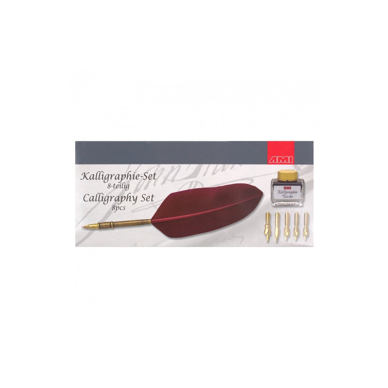 Ami zestaw do kaligrafii 8 elementów - sklep plastyczny - szał dla pla
