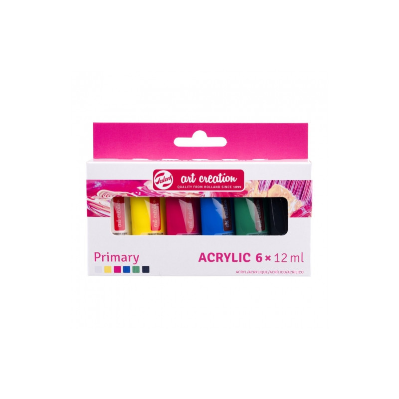 Talens art creation primary set of acrylic paints 6x12ml