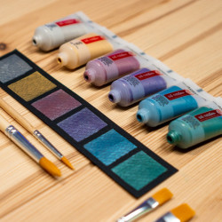 Talens art creation set of metallic acrylic paints 6x12ml