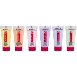 Talens art creation zestaw farb akrylowych pastelowe 6x12ml - sklep pl