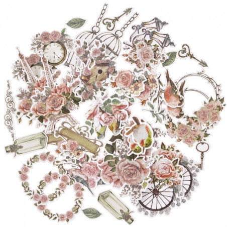 DP Craft love paris paper shapes 44pcs