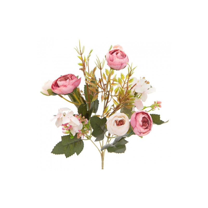 Dp craft bukiet różowych kamelii 29 cm - sklep plastyczny - szał dla p