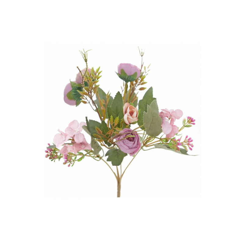 Dp craft bukiet liliowych kamelii 29 cm - sklep plastyczny - szał dla