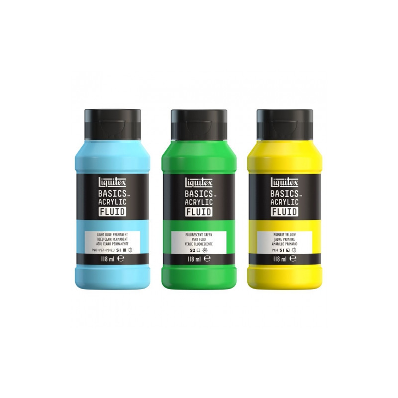 Liquitex basics fluid farba akrylowa 118 ml - sklep plastyczny - szał