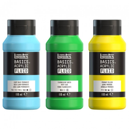 Liquitex basics fluid farba akrylowa 118 ml - sklep plastyczny - szał