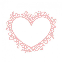 Dp craft flower heart punch