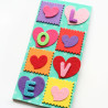 Dp Craft felt heart stickers 36 pcs - sklep plastyczny - szał dla plas