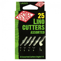 Essdee lino set of 25 lino cutters (Nos. 1-5)