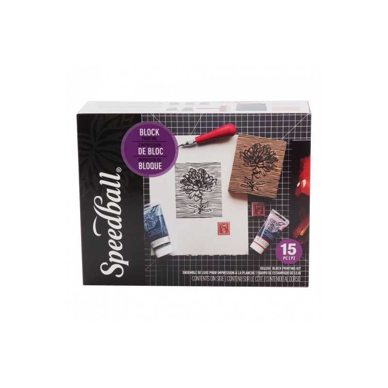 Speedball delux linocut set