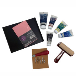 Speedball delux linocut set