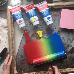 Speedball fabric block printing ink farba graficzna do tkanin 75 ml -