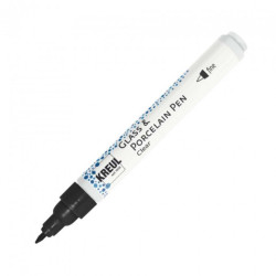 Kreul glass&porcelain clear pen fine 1-2mm black
