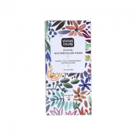 Viviva Colors orginal zestaw akwareli 16szt korkowe opakowanie - sklep