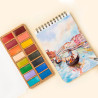 Viviva Colors spring set of watercolors 16pcs cork packaging