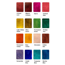 Viviva Colors spring set of watercolors 16pcs cork packaging