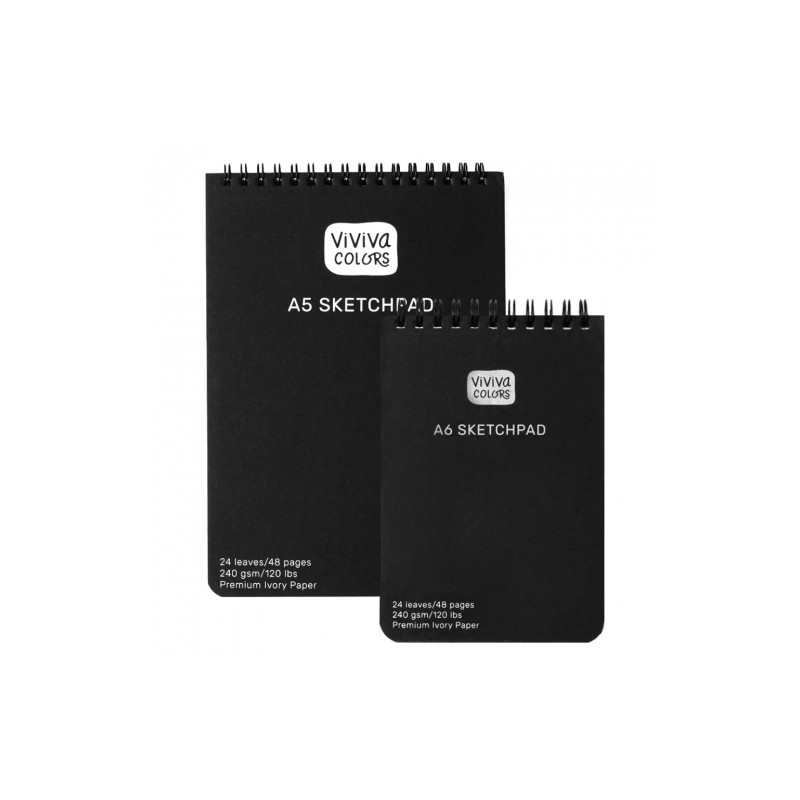 Viviva Colors spiral sketchbook 24 sheets 240 g