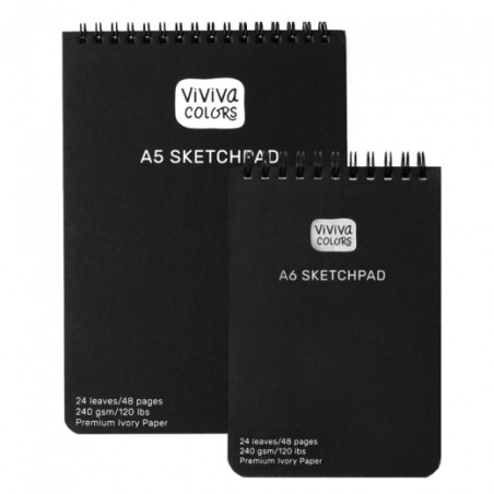 Viviva Colors spiral sketchbook 24 sheets 240 g