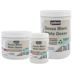 Pebeo gesso studio green acrylic primer white