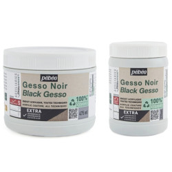 Pebeo gesso studio green acrylic primer black