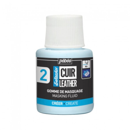 Pebeo setacolor cuir leather płyn maskujący do skóry 110ml - sklep pla