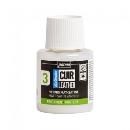 Pebeo setacolor cuir leather lakier do skóry matowo-satynowy 110ml - s