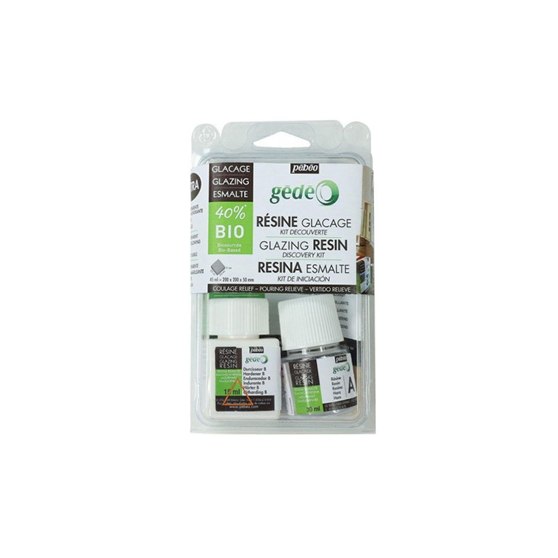 Pebeo gedeo glazing glassy resin (gloss) 45ml starter