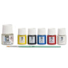 Pebeo setacolor cuir leather set of 5 leather paints 20 ml