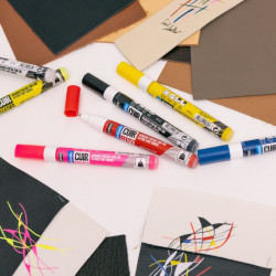 Pebeo setacolor cuir leather set of 5 leather markers
