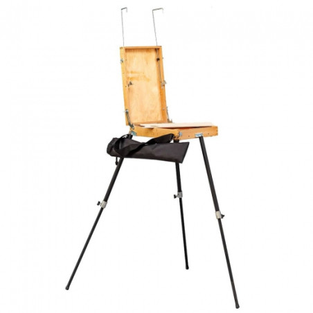 Tart box easel with folding legs max canvas height 680 mm
