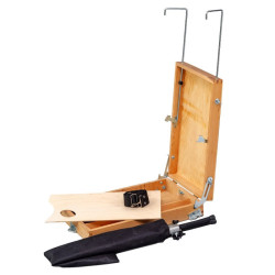 Tart box easel with folding legs max canvas height 680 mm
