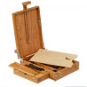 Tart box easel with folding legs max canvas height 610 mm