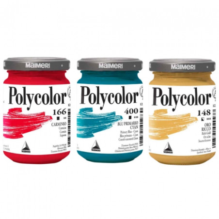 Maimeri polycolor farby akrylowe 140 ml - sklep plastyczny - szał dla