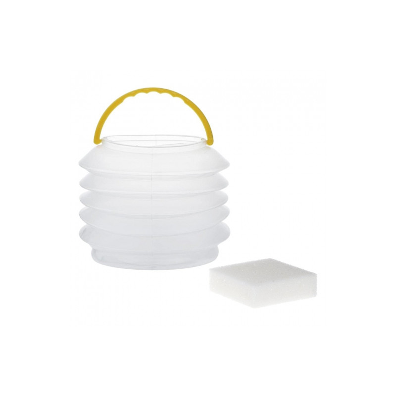 Royal&Langnickel container with a sponge for washing brushes, portable