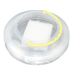 Royal&Langnickel container with a sponge for washing brushes, portable